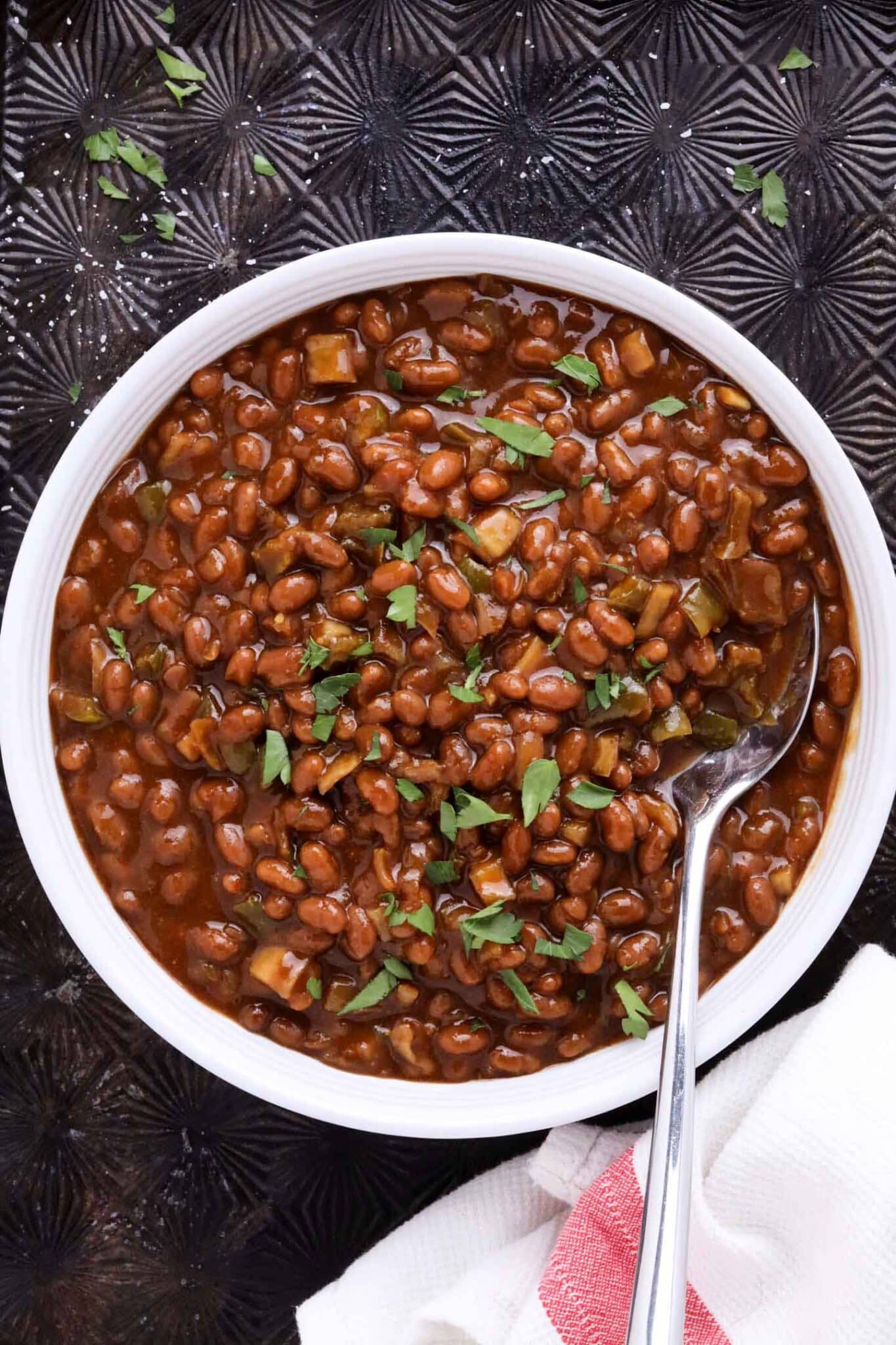The Easiest Crock Pot Baked Beans Recipe: Dump & Go Summer Side